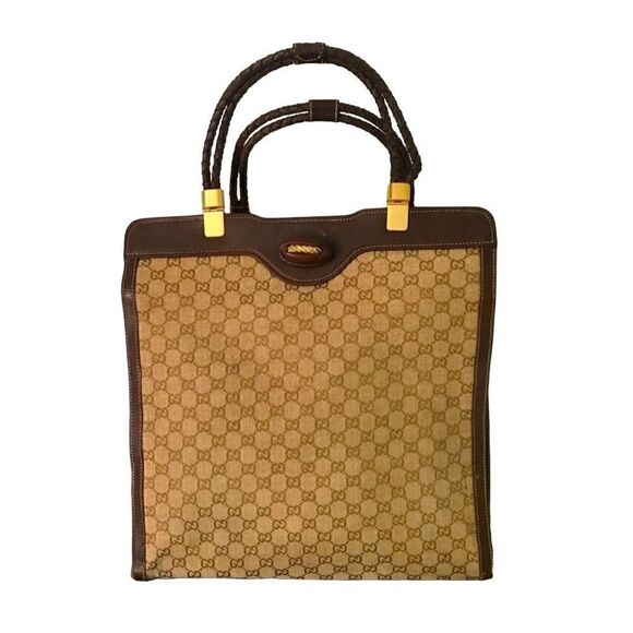 Authentic vintage large canvas Gucci tote - Picture 3 of 15